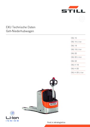 E.-Geh-Niederhubwagen Still EXU 20