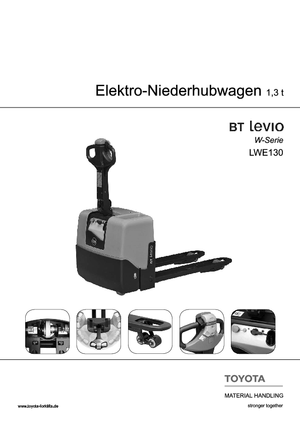 E.-Geh-Niederhubwagen BT LWE 130