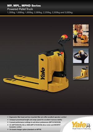 E.-Geh-Niederhubwagen Yale MP22AC