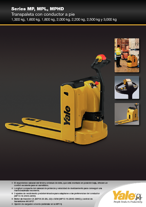 E.-Geh-Niederhubwagen Yale MP22AC