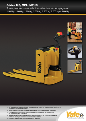 E.-Geh-Niederhubwagen Yale MP22AC