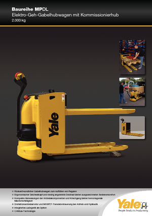 E.-Geh-Niederhubwagen Yale MP20DL