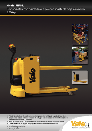 E.-Geh-Niederhubwagen Yale MP20DL