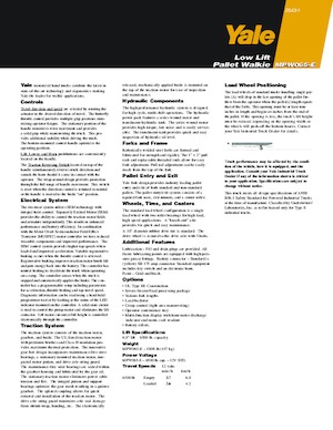 E.-Geh-Niederhubwagen Yale MPW065-E