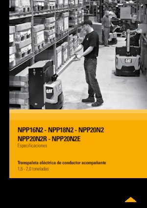 E.-Geh-Niederhubwagen Caterpillar NPP20N2E