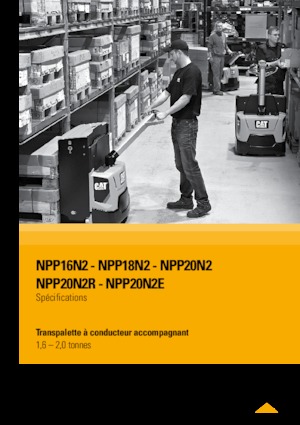 E.-Geh-Niederhubwagen Caterpillar NPP20N2E