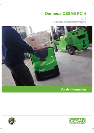 E.-Geh-Niederhubwagen Cesab P 214