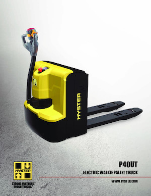 E.-Geh-Niederhubwagen Hyster P40UT
