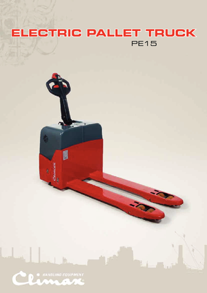 E.-Geh-Niederhubwagen Climax PE 15