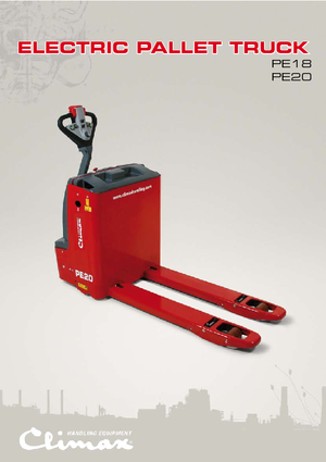 E.-Geh-Niederhubwagen Climax PE 18