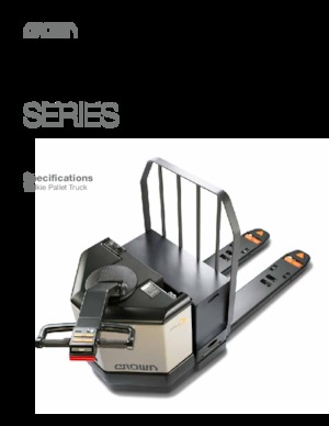 E.-Geh-Niederhubwagen Crown PW 3520-60