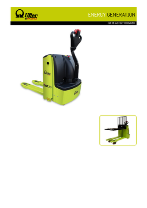 E.-Geh-Niederhubwagen PRAMAC Lifter QX 18