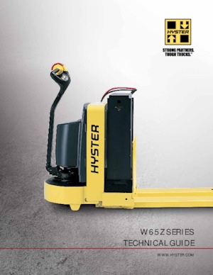 E.-Geh-Niederhubwagen Hyster W65Z