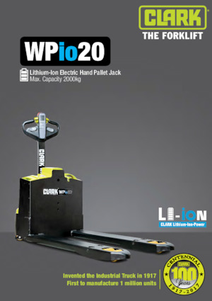E.-Geh-Niederhubwagen Clark Wpio 20