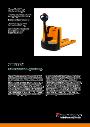 E.-Geh-Niederhubwagen Jungheinrich EJE 112i