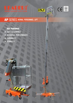 Senkrechtmast-Arbeitsbühnen Leader AP 40