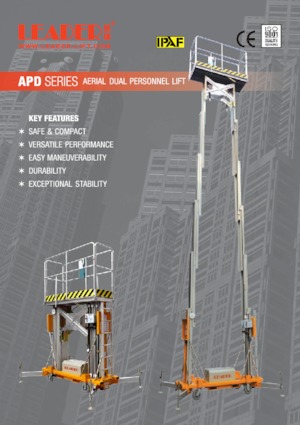 Senkrechtmast-Arbeitsbühnen Leader APD 45