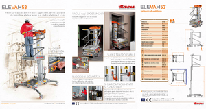 Senkrechtmast-Arbeitsbühnen Faraone Elevah 53