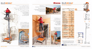 Senkrechtmast-Arbeitsbühnen Faraone Elevah 61