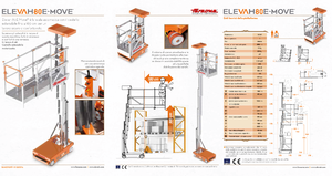 Senkrechtmast-Arbeitsbühnen Faraone Elevah 80 E-Move