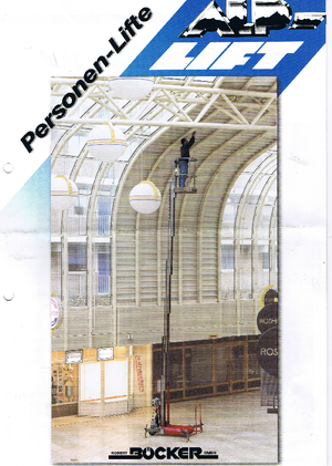 Senkrechtmast-Arbeitsbühnen ALP-Lift PHC 650