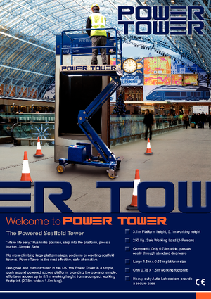Senkrechtmast-Arbeitsbühnen Power Towers Power Tower