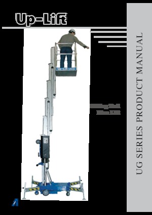 Senkrechtmast-Arbeitsbühnen AHI UG40