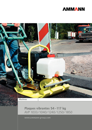 Rüttelplatten in einer Richtung Ammann AVP 1240