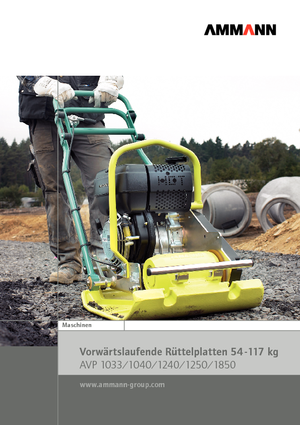 Rüttelplatten in einer Richtung Ammann AVP 1240