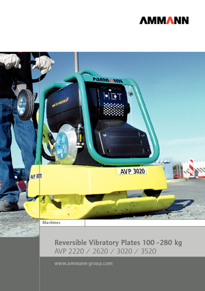 Rüttelplatten, reversibel Ammann AVP 2220