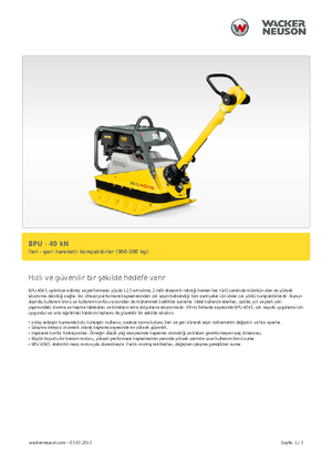 Rüttelplatten, reversibel Wacker Neuson BPU 4045 A