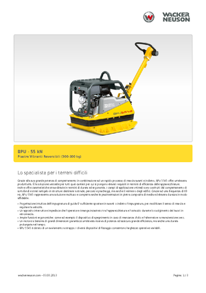 Rüttelplatten, reversibel Wacker Neuson BPU5545A 