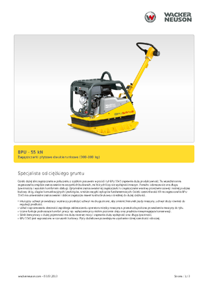Rüttelplatten, reversibel Wacker Neuson BPU5545A 