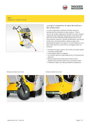 Fugenschneider Wacker Neuson BFS 1345 Az