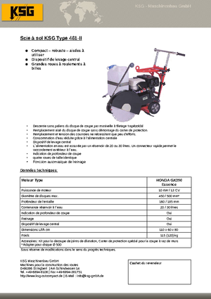 Fugenschneider KSG-Maschinenbau KSG 461