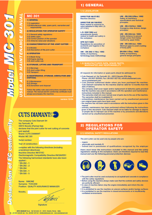 Fugenschneider Cuts Diamant MC 301 HB