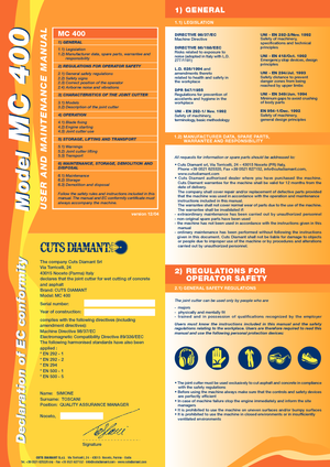 Fugenschneider Cuts Diamant MC 400 HD