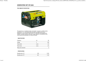 Stromerzeuger, Benzin PRAMAC Lifter SP 12000