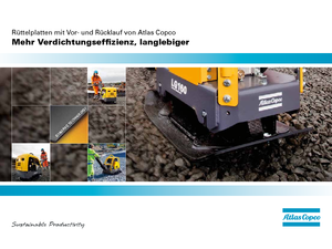 Rüttelplatten, reversibel Atlas Copco LG 300