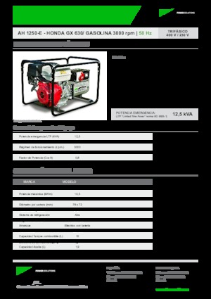 Stromerzeuger, Benzin INMESOL AH 1250-E