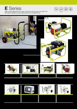 Stromerzeuger, Benzin PRAMAC Lifter E 8000