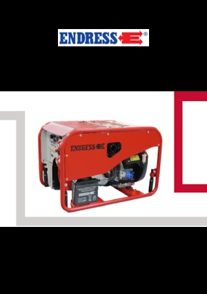 Stromerzeuger, Benzin Endress ESE 1306 DHG-GT ES ISO Duplex