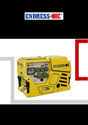 Stromerzeuger, Benzin Endress ESE 1408 DBG ES DIN Super Silent Plus