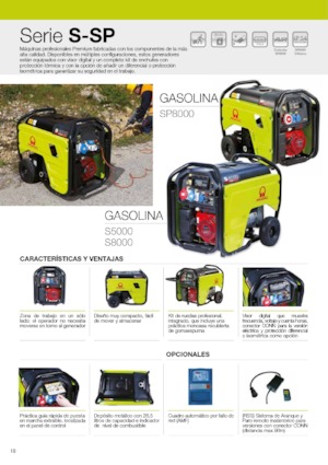 Stromerzeuger, Benzin PRAMAC Lifter SP 8000