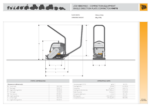 Rüttelplatten in einer Richtung Vibromax VMF 70