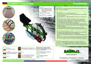 Pflanzmaschinen Basrijs Disc planter 560