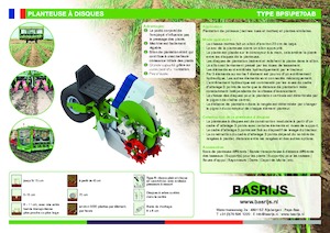 Pflanzmaschinen Basrijs Discplanter with conveyer belt