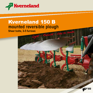 Pflüge Kverneland 150 B 85