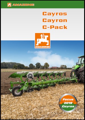 Pflüge Amazone Cayros XM 3-1050 S