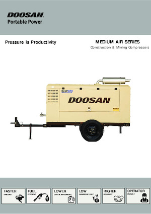 Mobile Kompressoren - Diesel, Elektro, Benzin Doosan SHP500